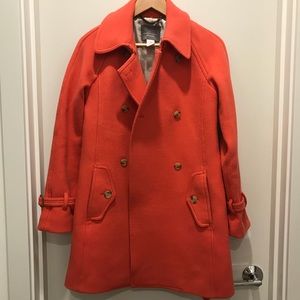 J. Crew Nello Gori stadium cloth trench coat